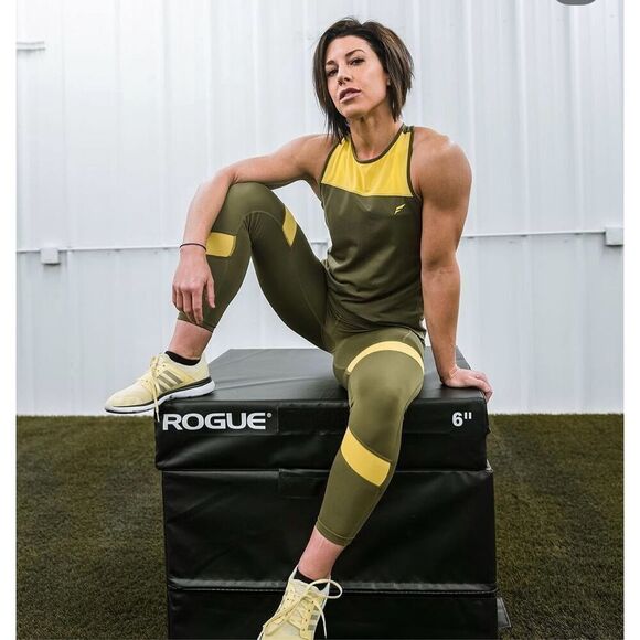 NWT Flag nor Fail Rush leggings olive size small - Picture 1 of 11